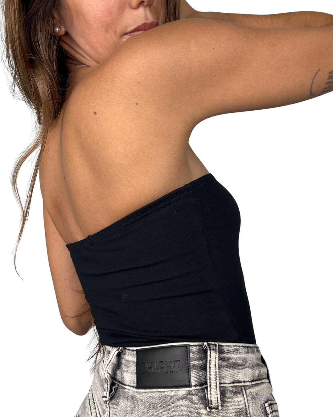 Mila Black Tube Top