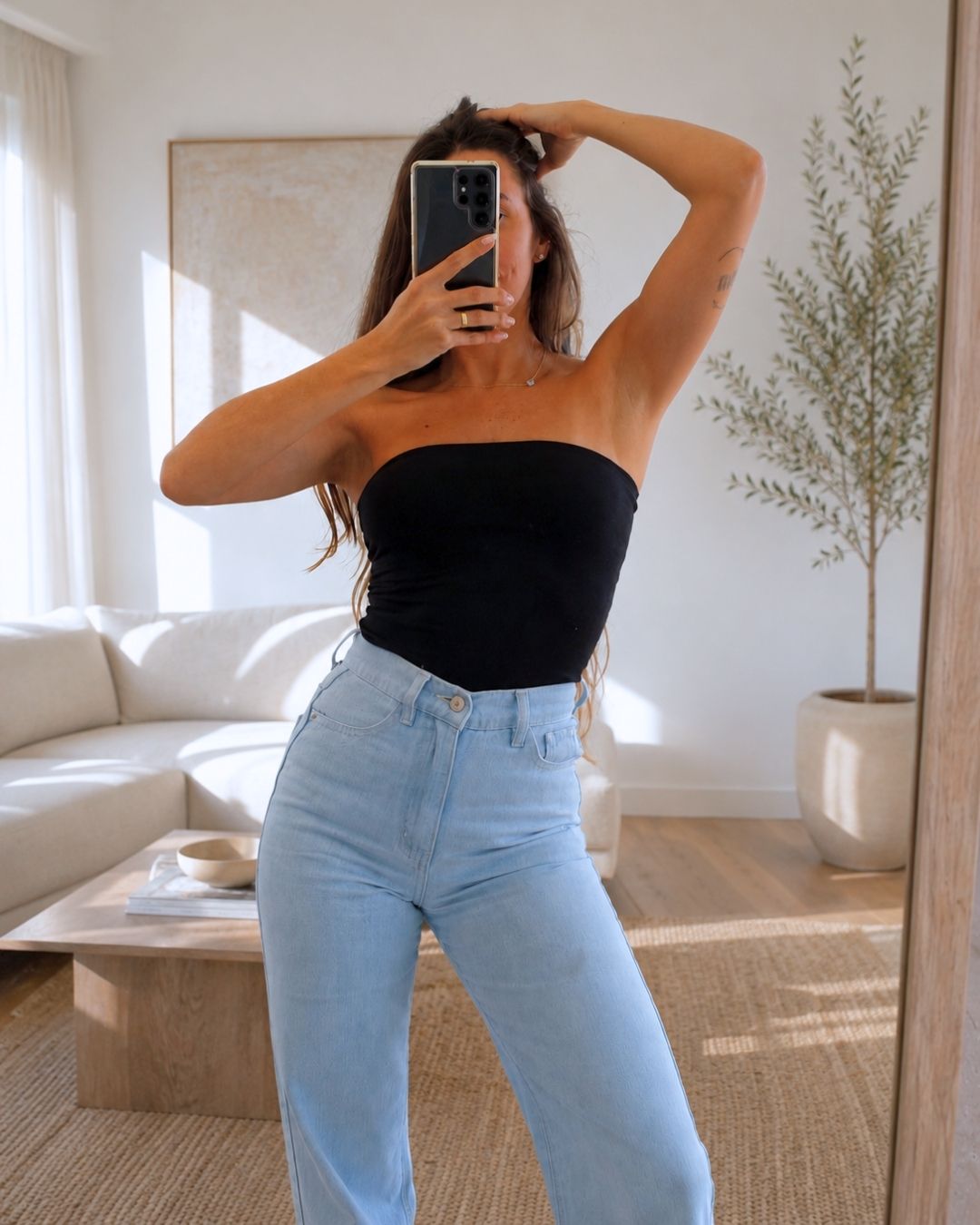 Mila Black Tube Top