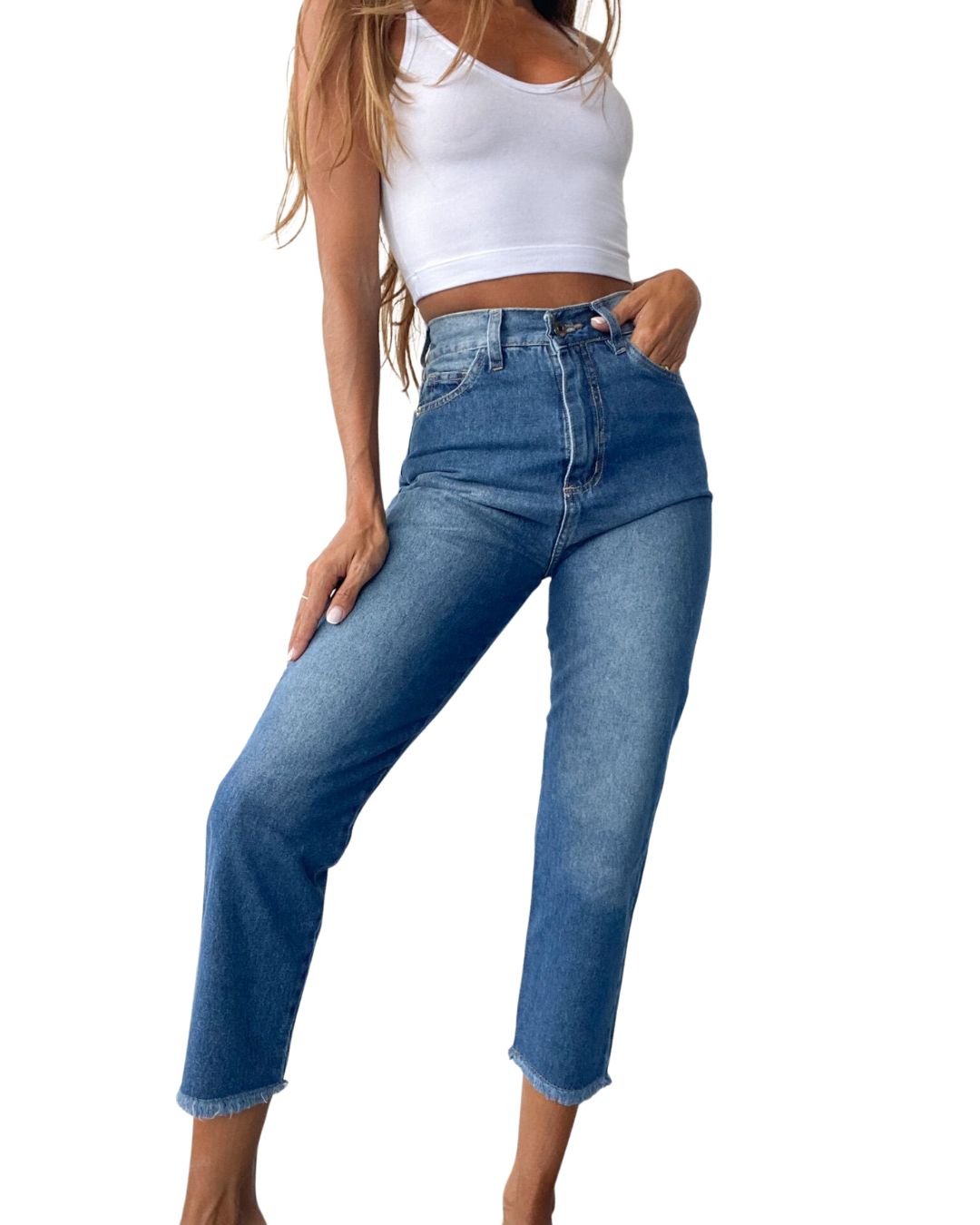 Horiki High-Rise Mom Jean #FlatteringFit - Chipre Basic Denim