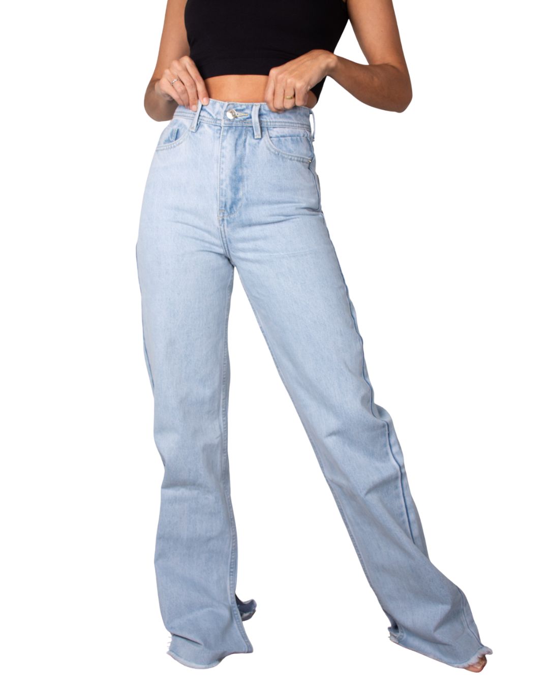 Ivy High-Waisted Wide-Leg Jean