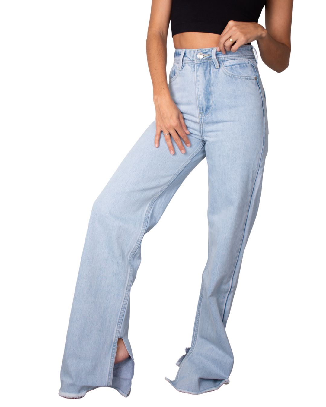 Ivy High-Waisted Wide-Leg Jean