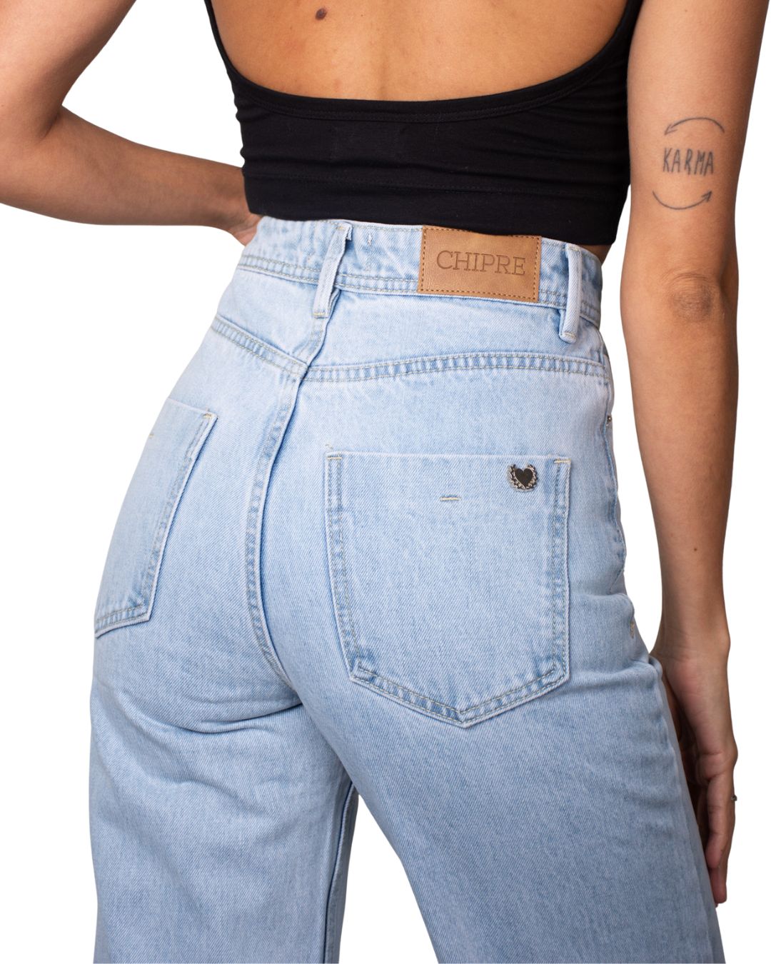 Ivy High-Waisted Wide-Leg Jean