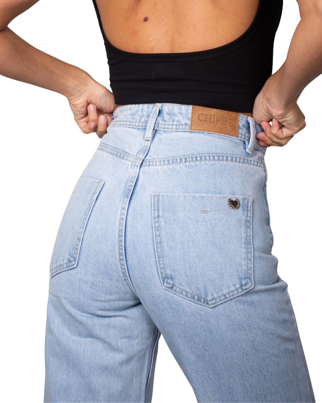 Ivy High-Waisted Wide-Leg Jean