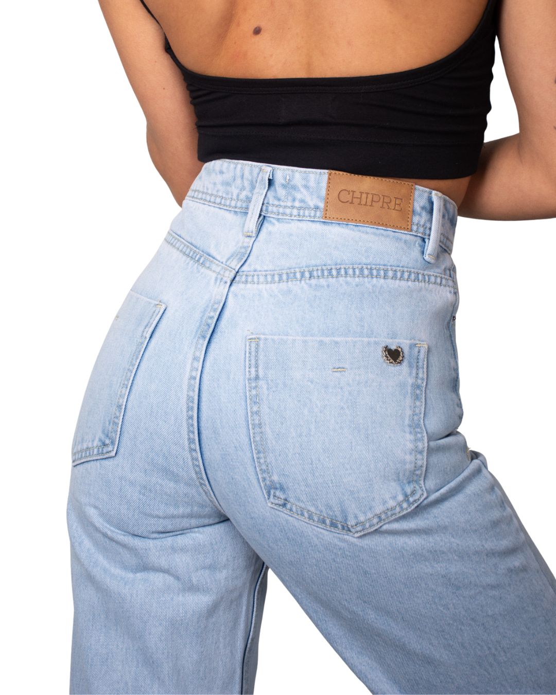 Ivy High-Waisted Wide-Leg Jean