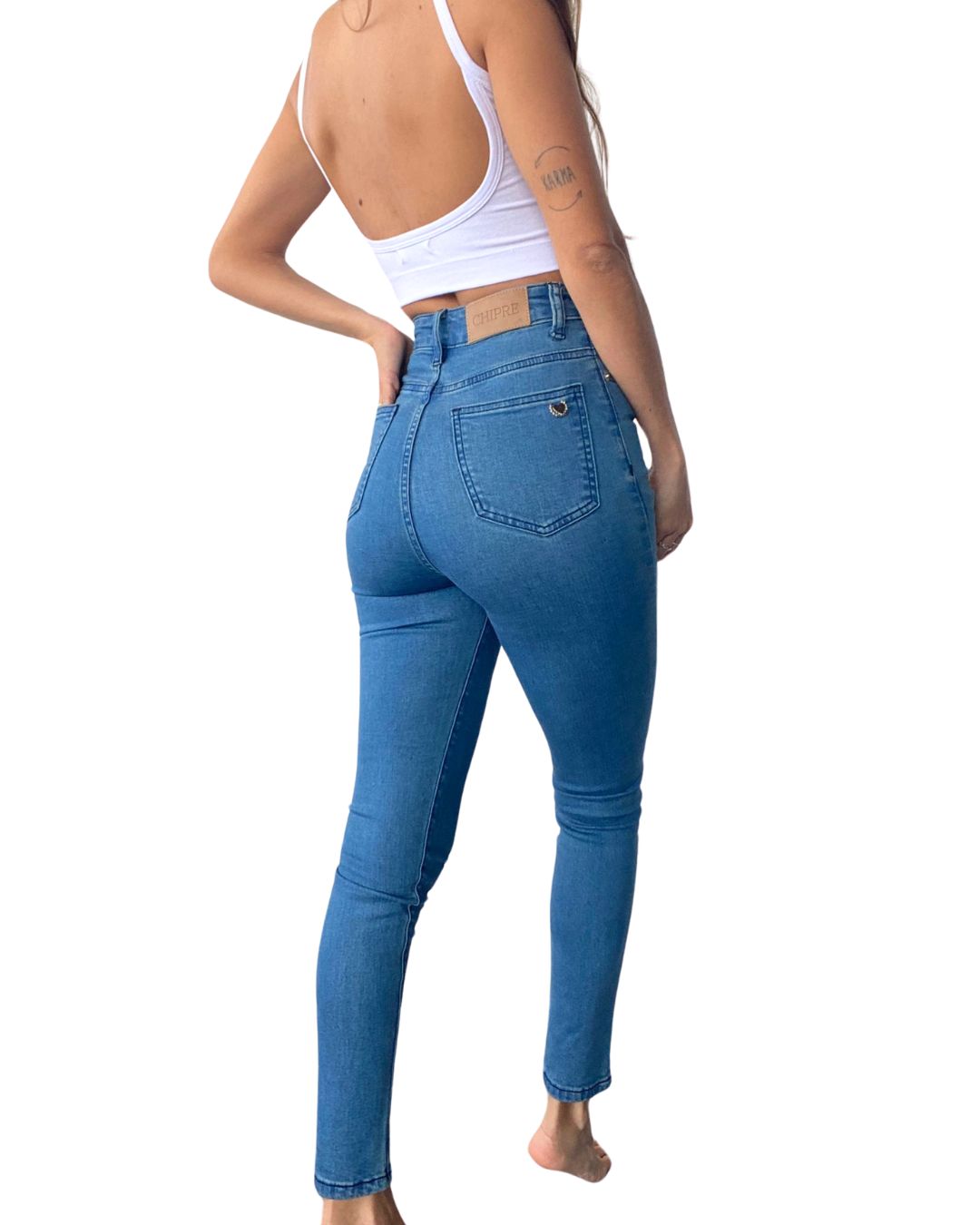 Nina High-Rise Skinny Jean  #FlatteringFit