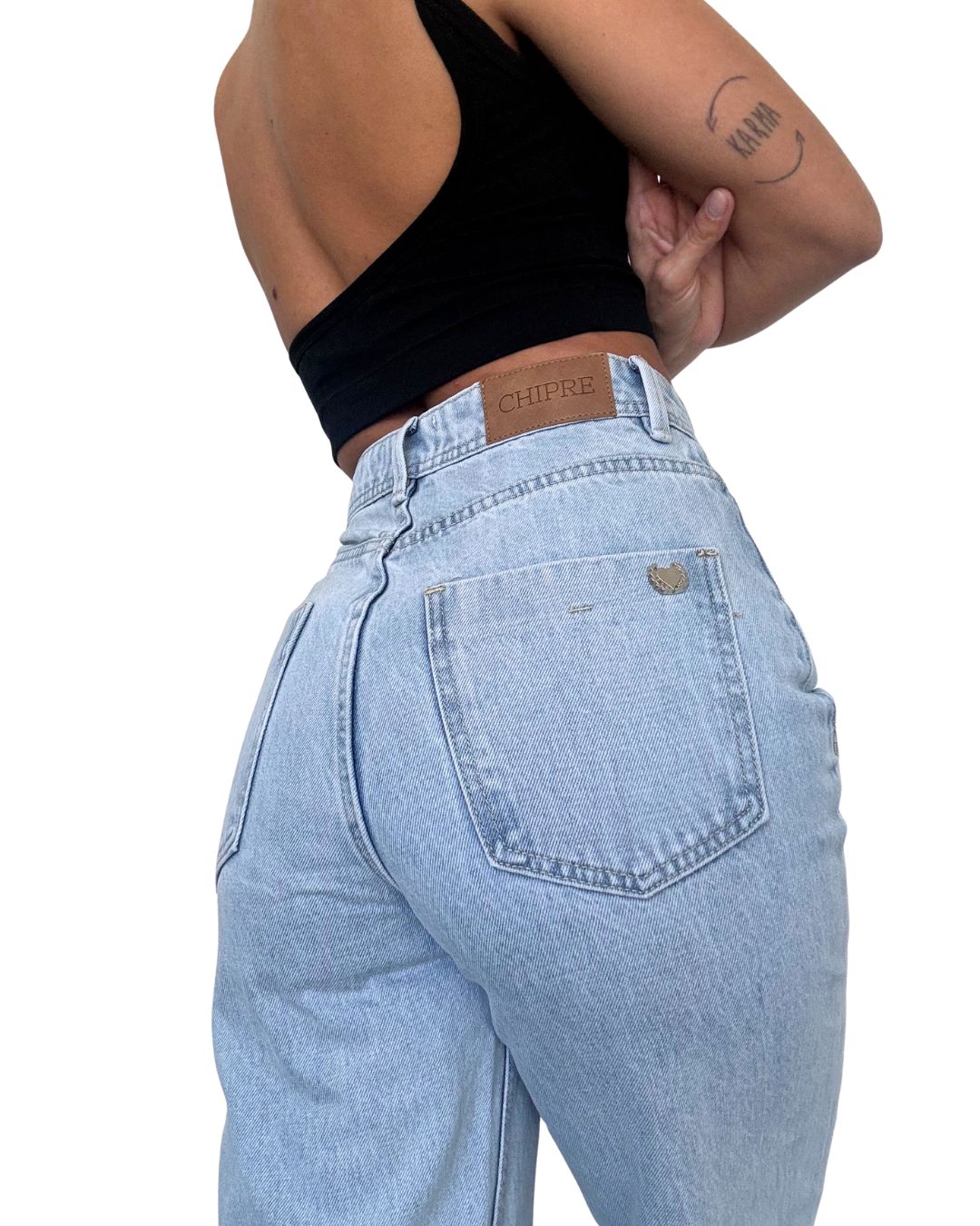 Ivy High-Waisted Wide-Leg Jean