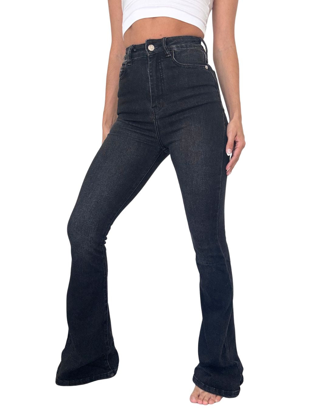 Bekka High-Waisted Flared Jean