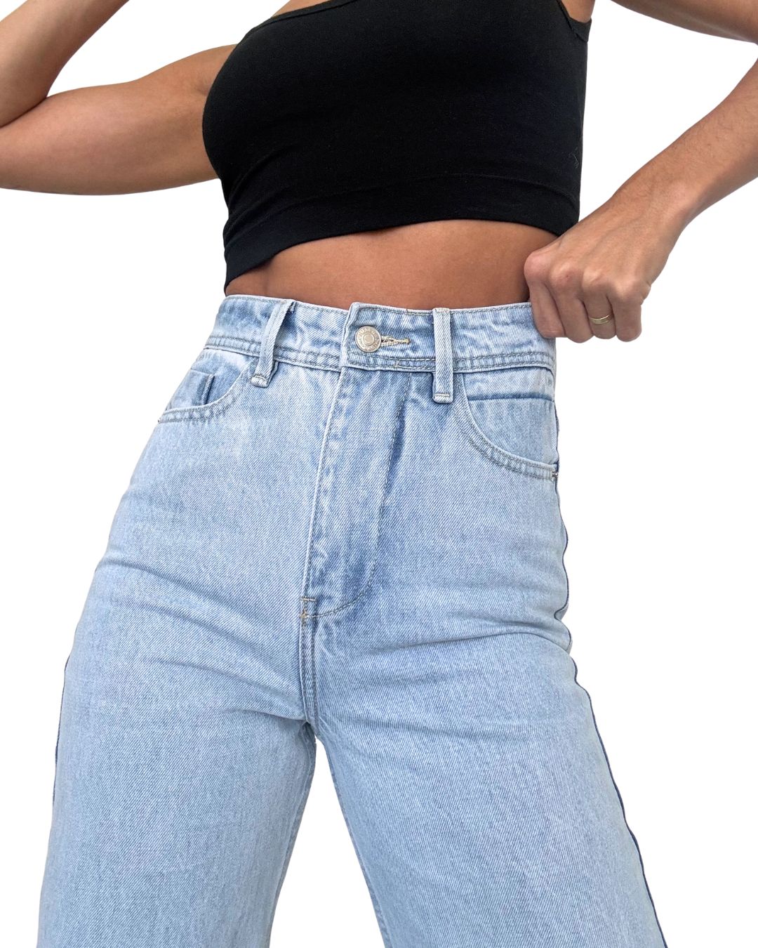 Ivy High-Waisted Wide-Leg Jean