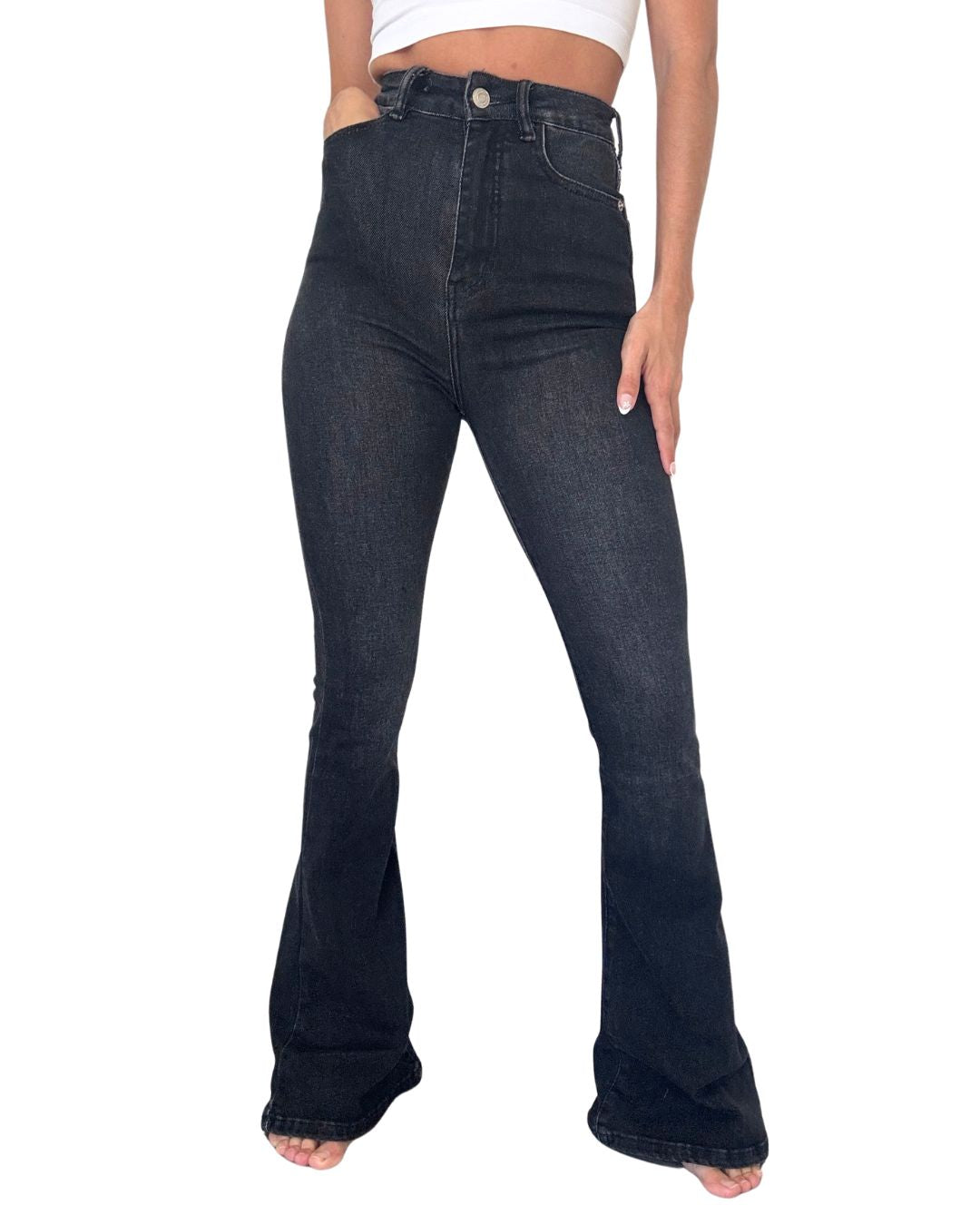 Bekka High-Waisted Flared Jean