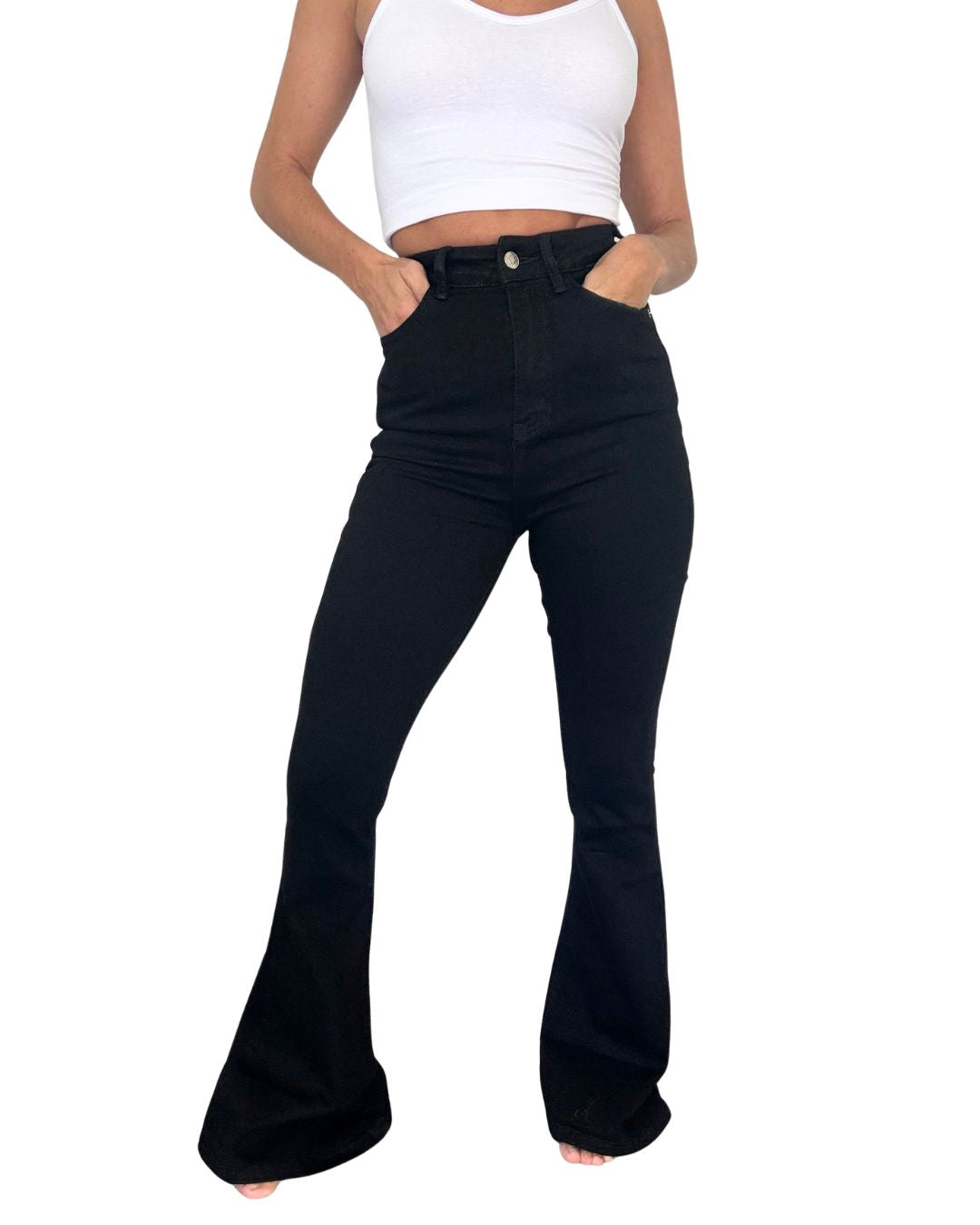 Sunny High-Waisted Flared Jean