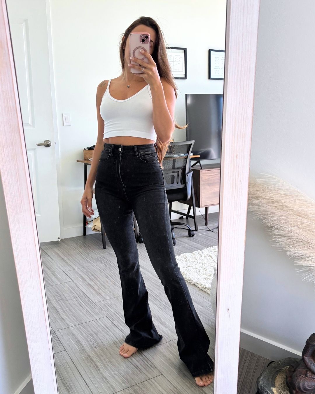 Bekka High-Waisted Flared Jean