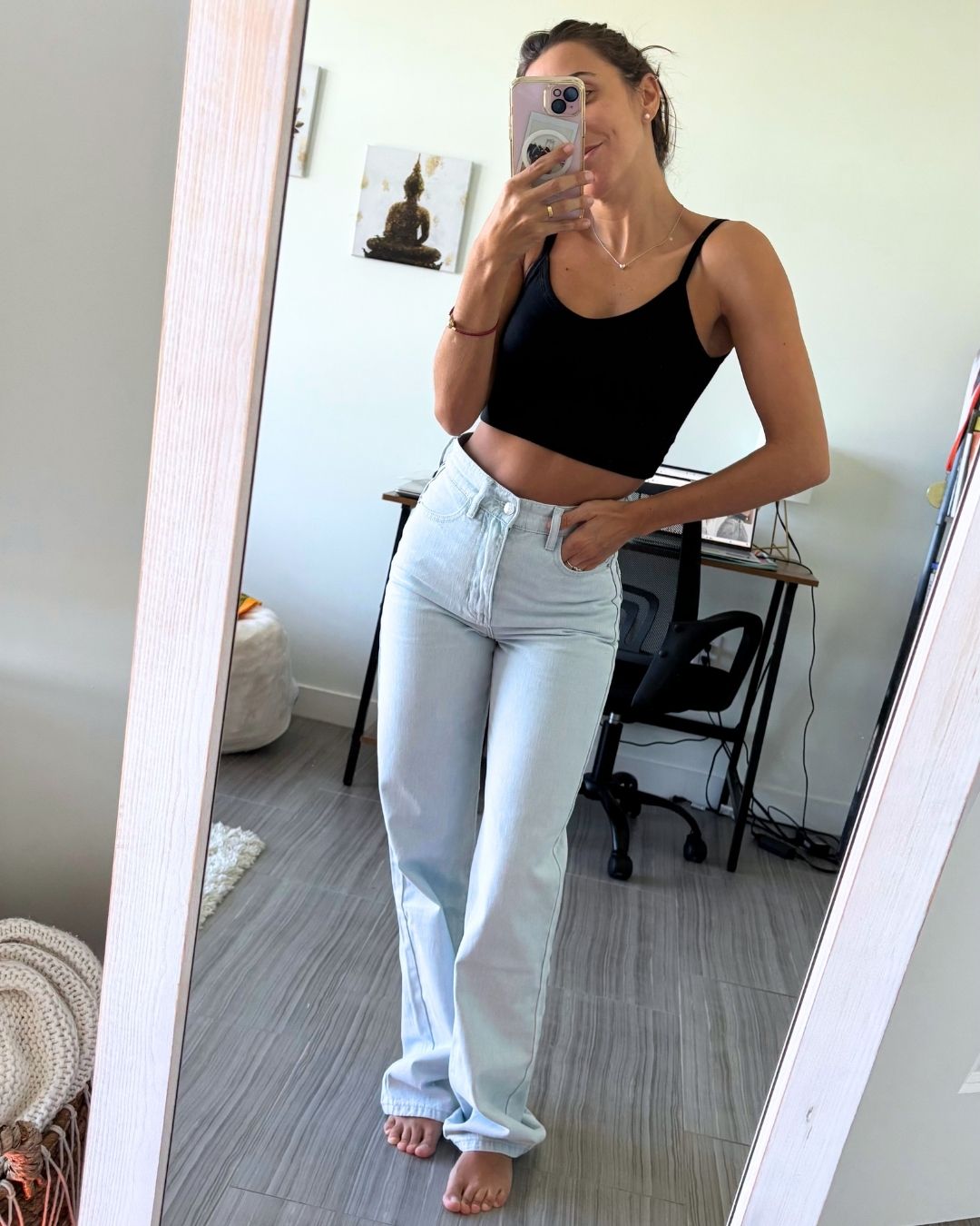Rey High-Waisted Wide-Leg Jean
