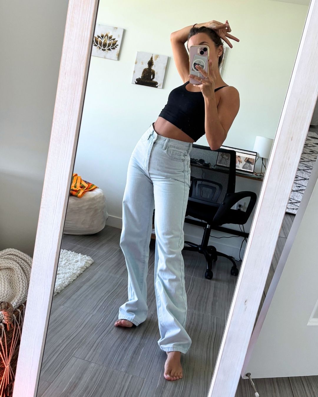 Rey High-Waisted Wide-Leg Jean