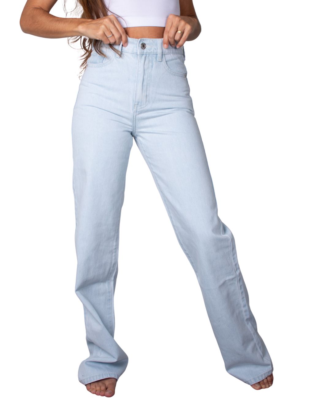 Rey High-Waisted Wide-Leg Jean