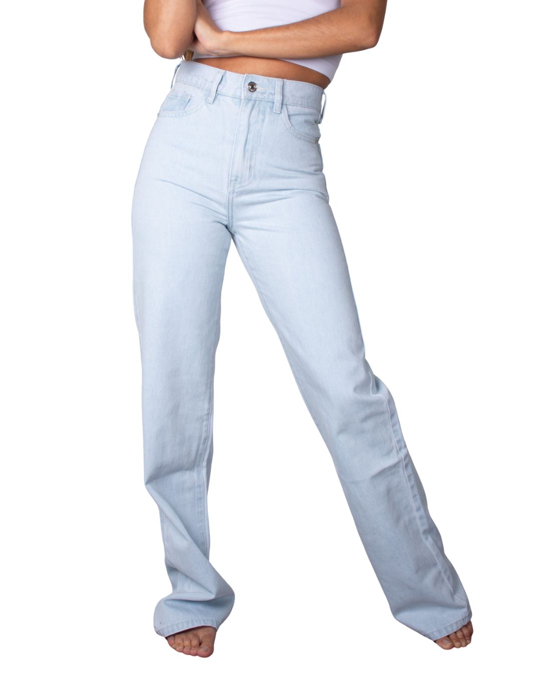 Rey High-Waisted Wide-Leg Jean