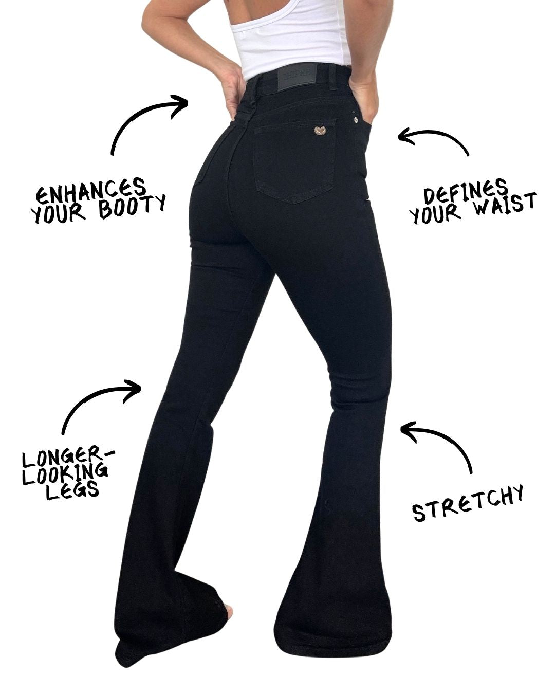 Sunny High-Waisted Flared Jean