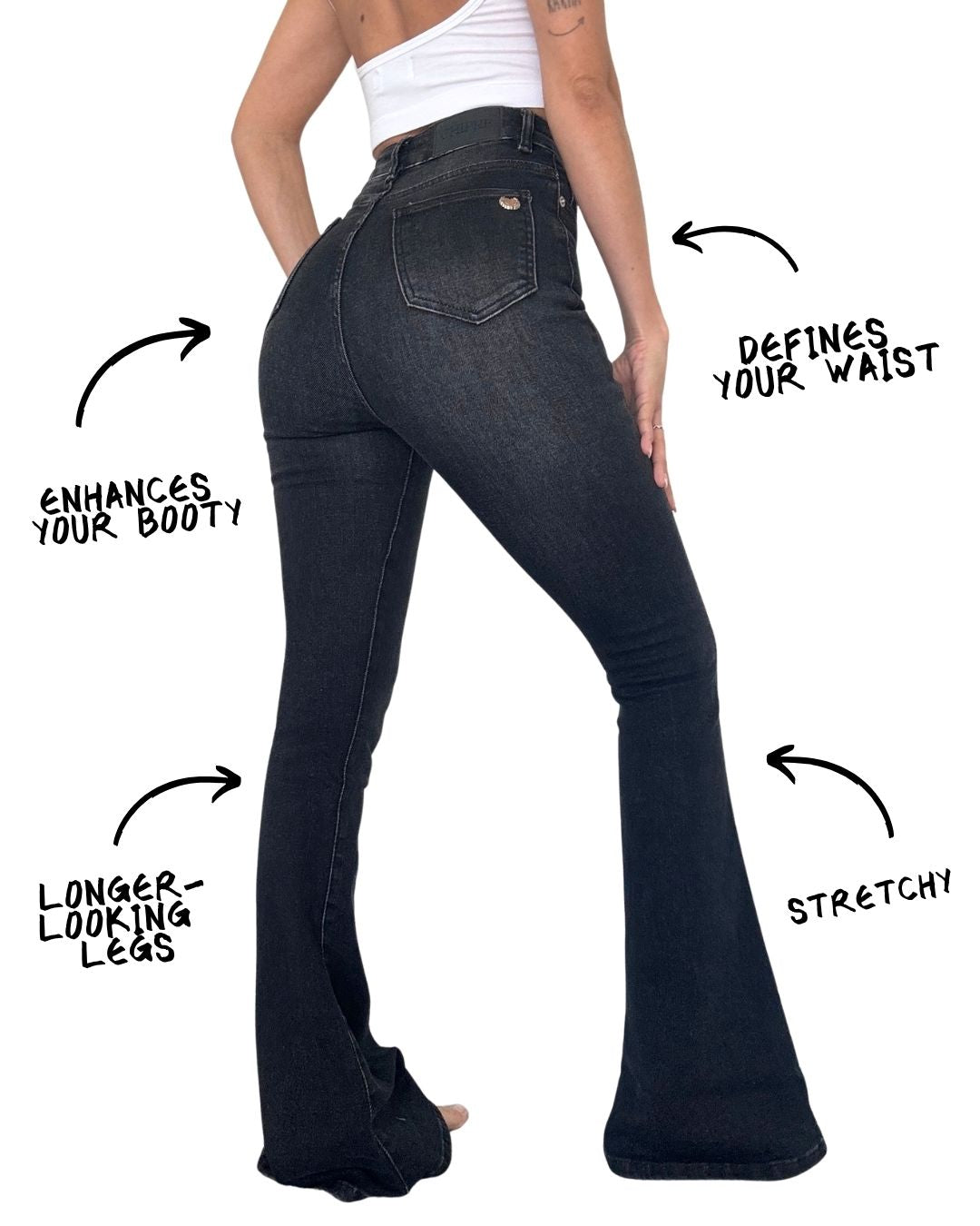 Bekka High-Waisted Flared Jean