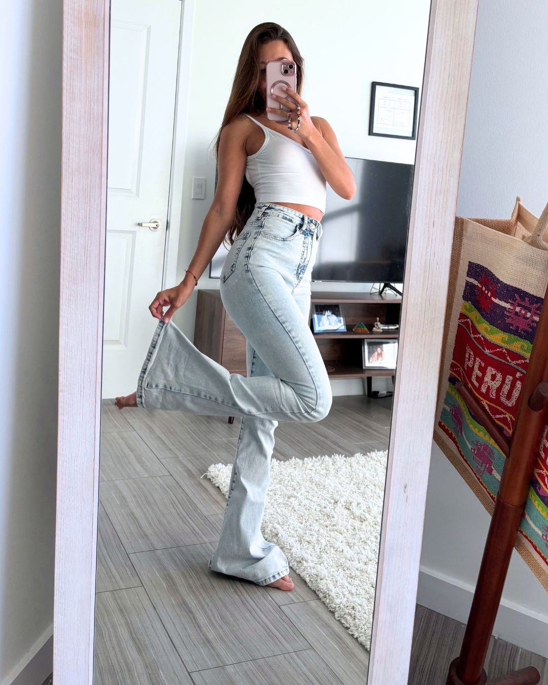 Orion High-Waisted Flared Jean