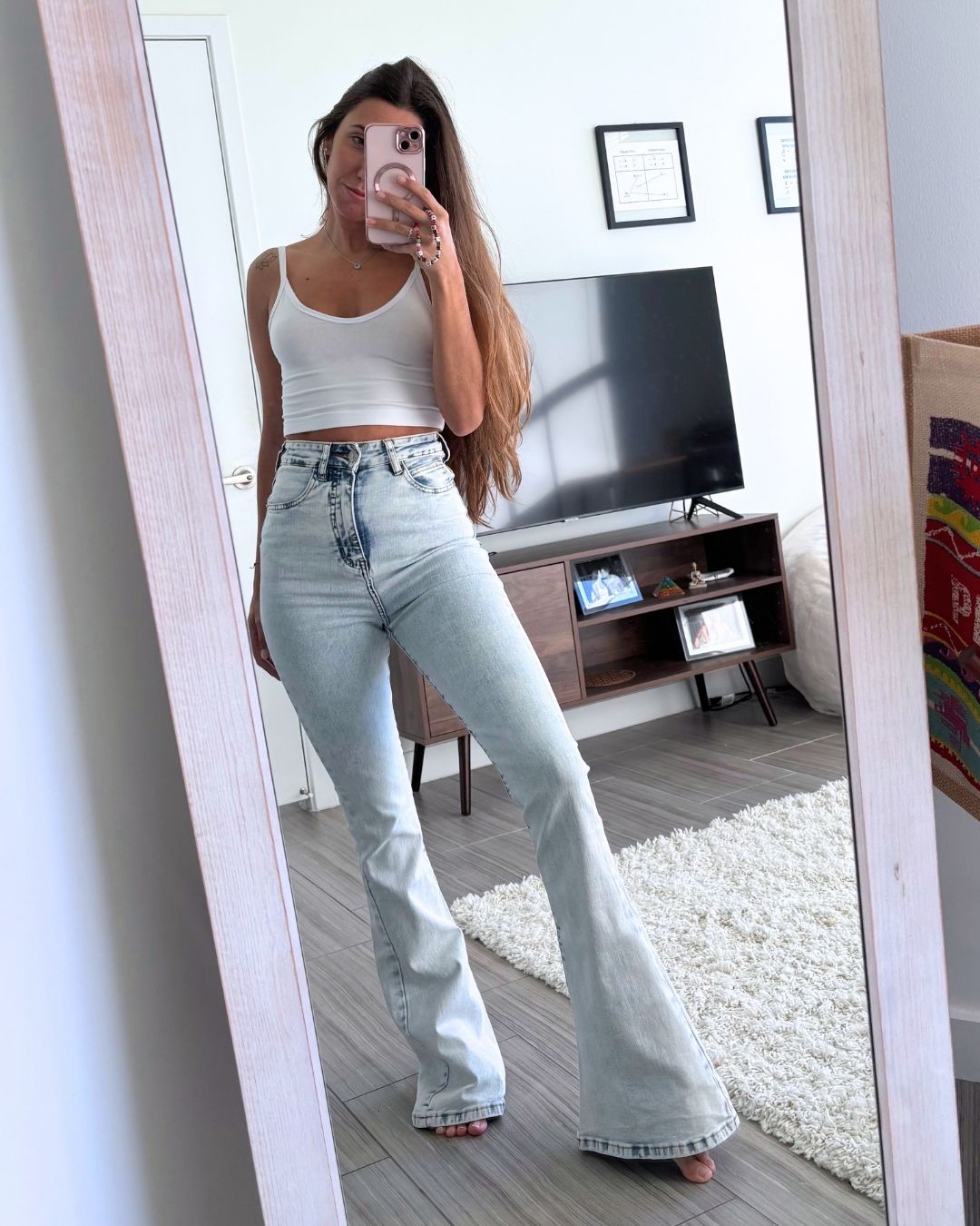 Orion High-Waisted Flared Jean