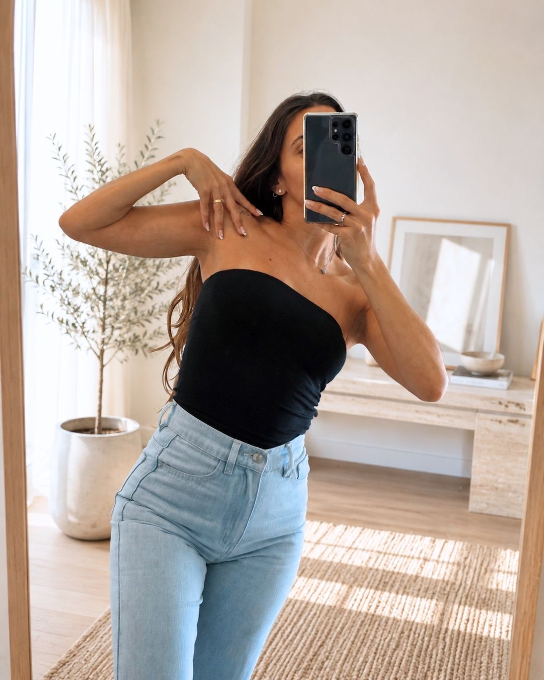 Mila Black Tube Top
