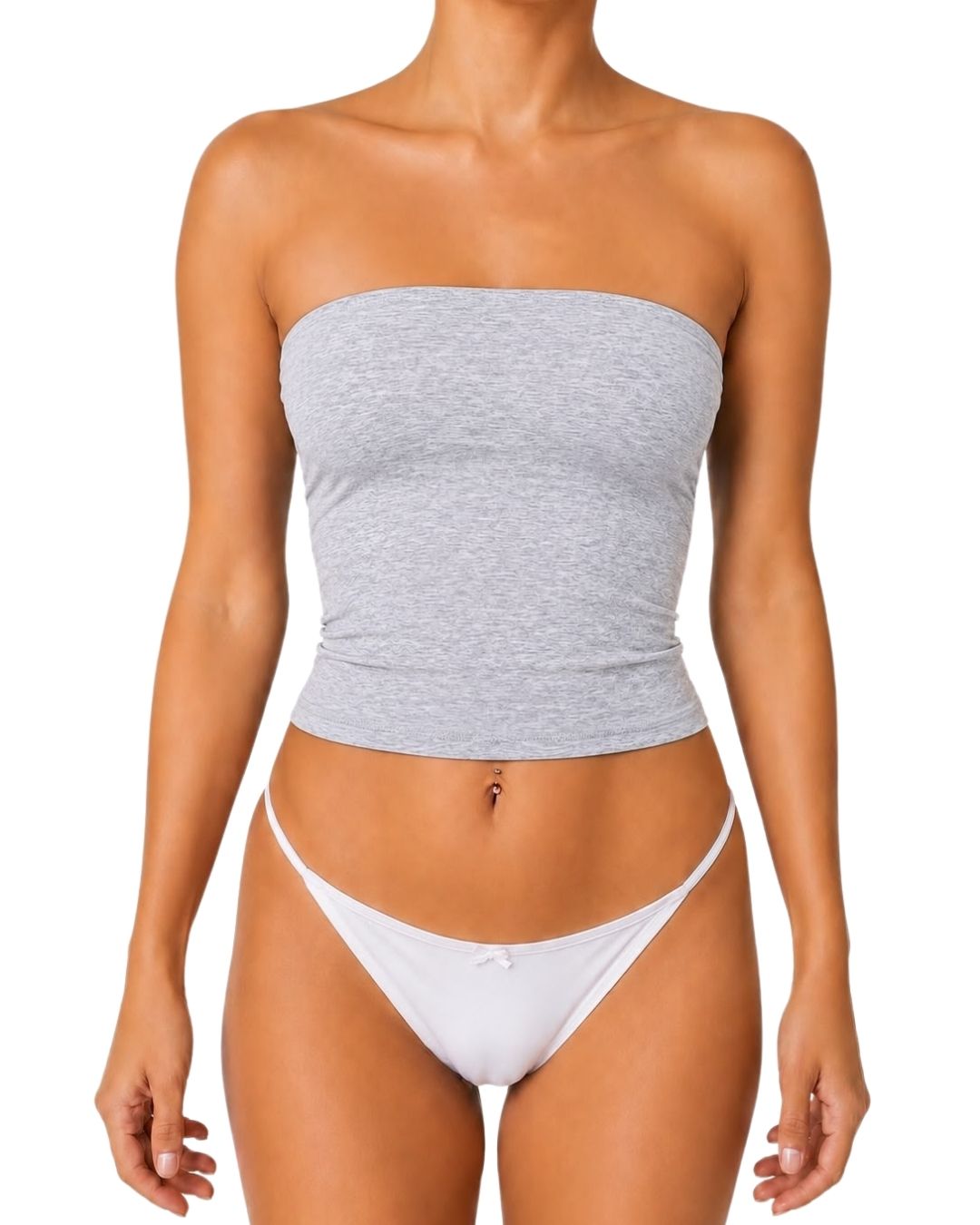 Mila Grey Tube Top