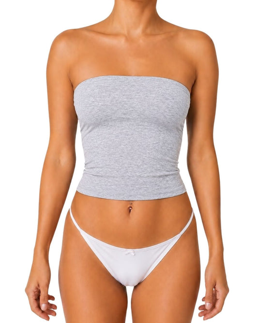 Mila Grey Tube Top