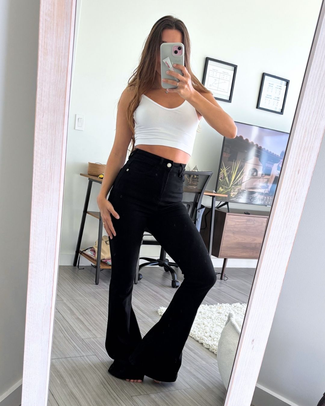 Sunny High-Waisted Flared Jean