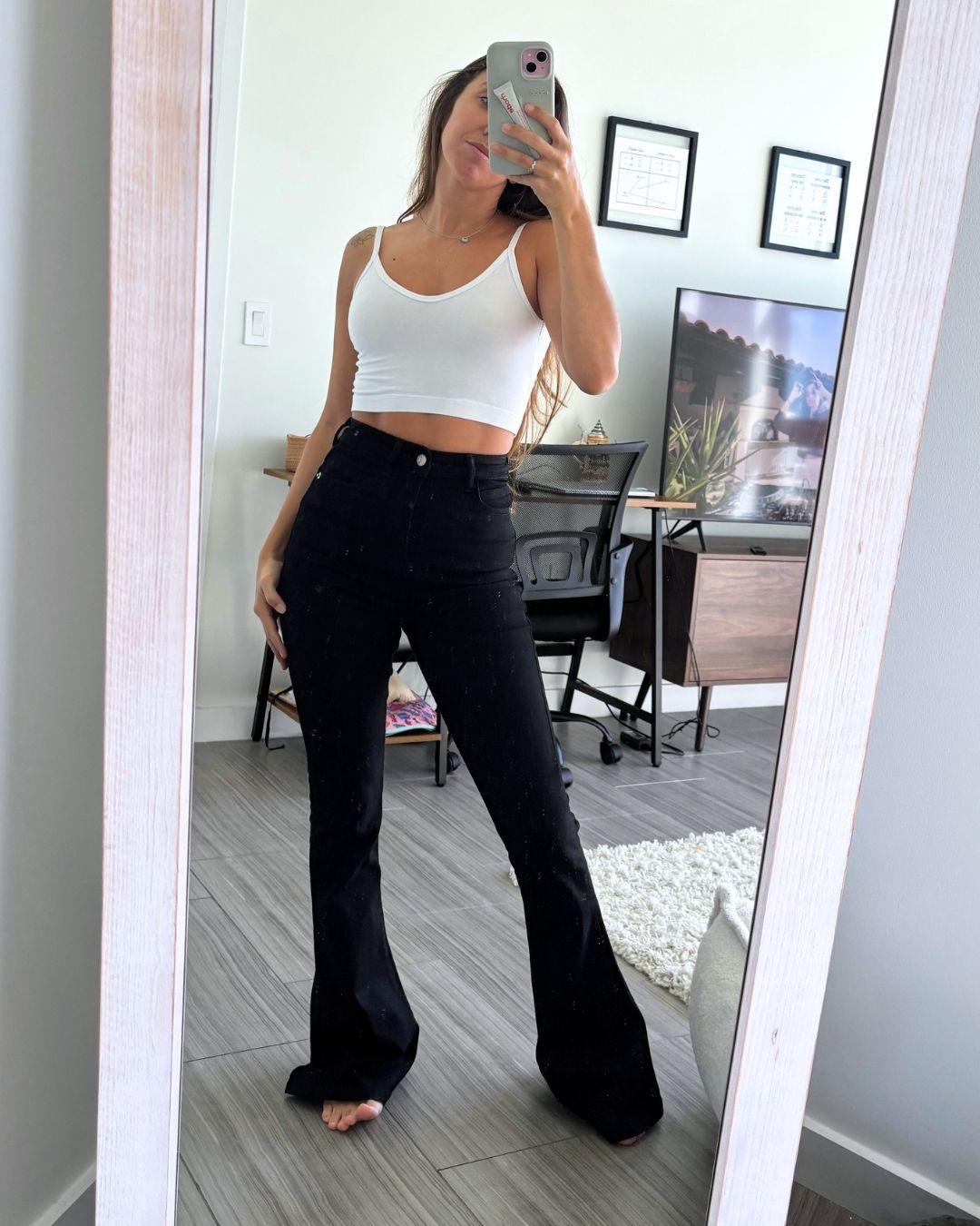 Sunny High-Waisted Flared Jean