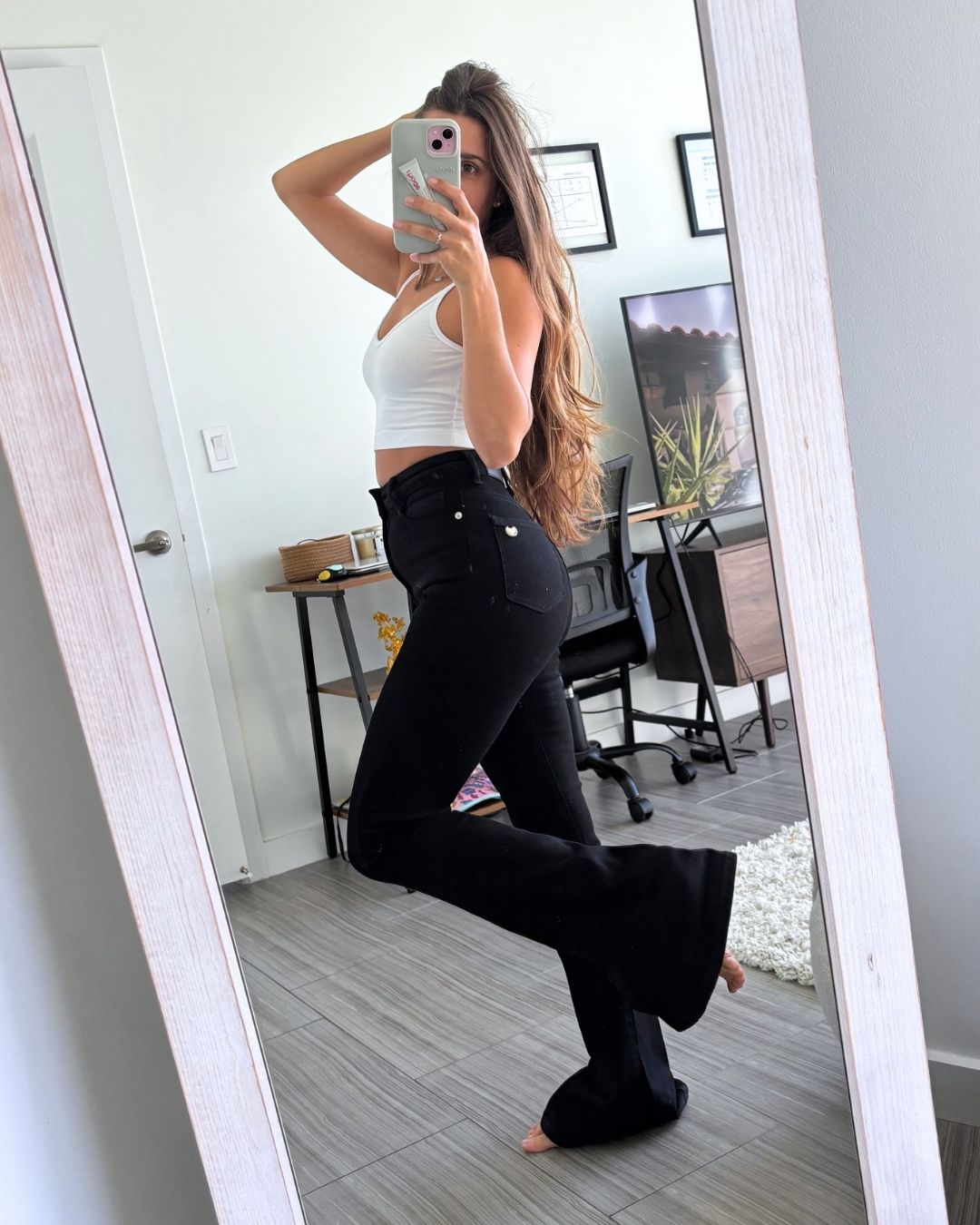 Sunny High-Waisted Flared Jean