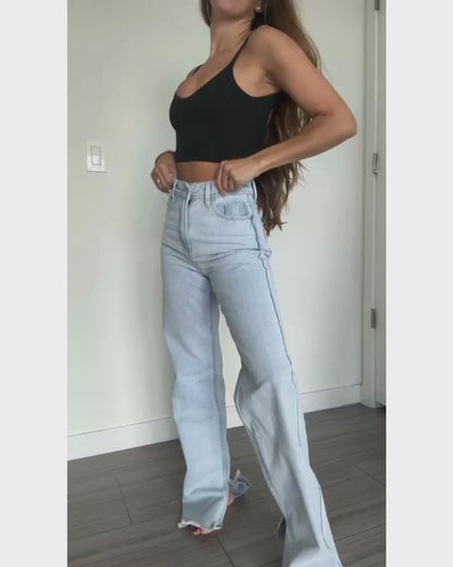 Ivy High-Rise Wide-Leg Jean