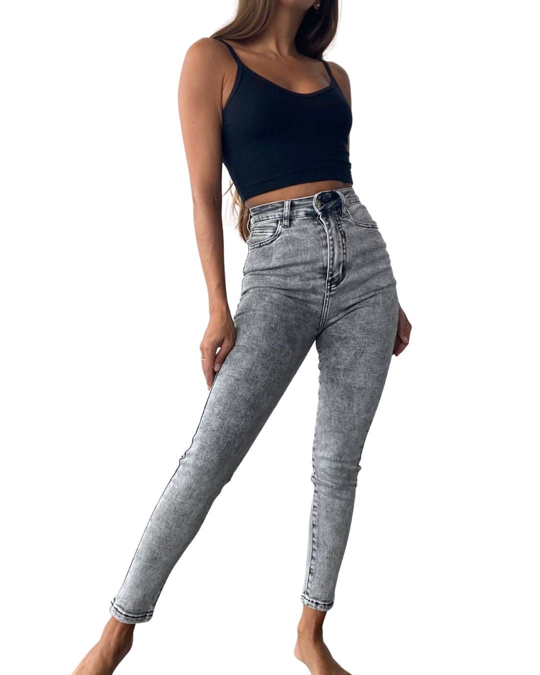 Golden High-Rise Skinny Jean #FlatteringFit