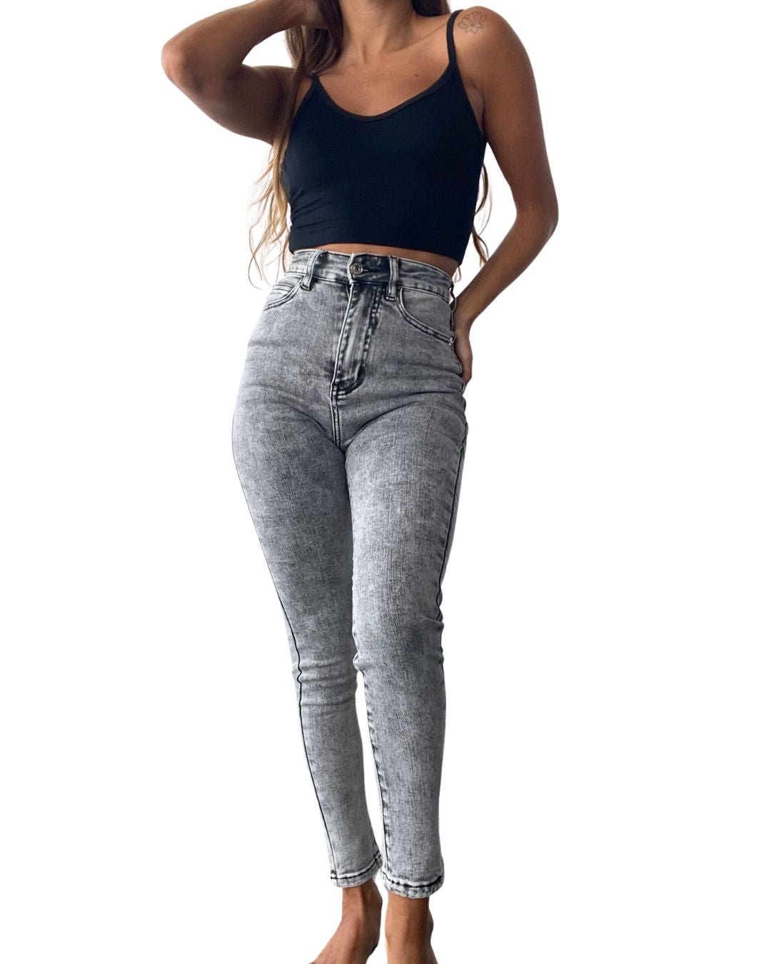 Skinny Basic Denim Chipre Jean High-Rise – #FlatteringFit Golden