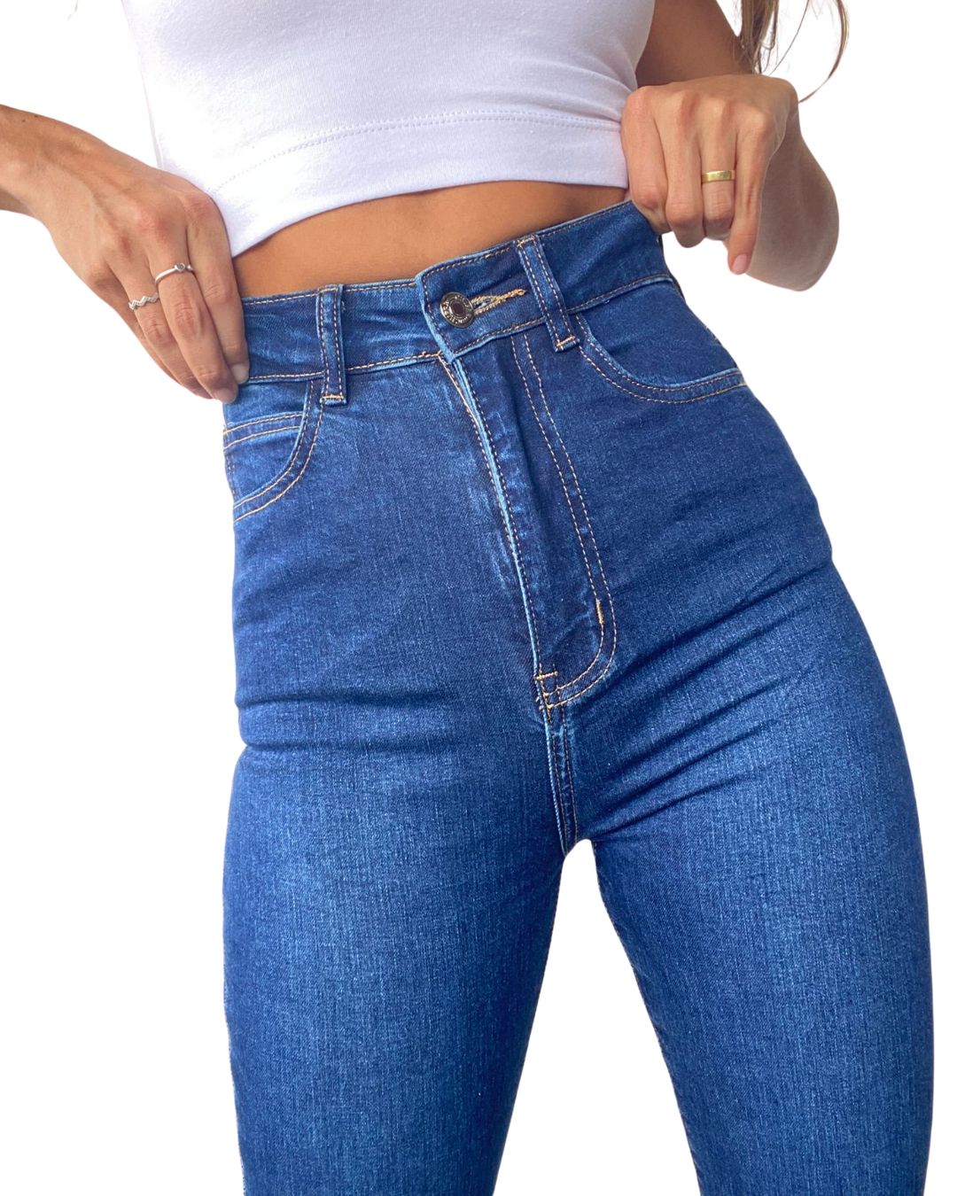 Gunas High-Rise Skinny Jean #FlatteringFit