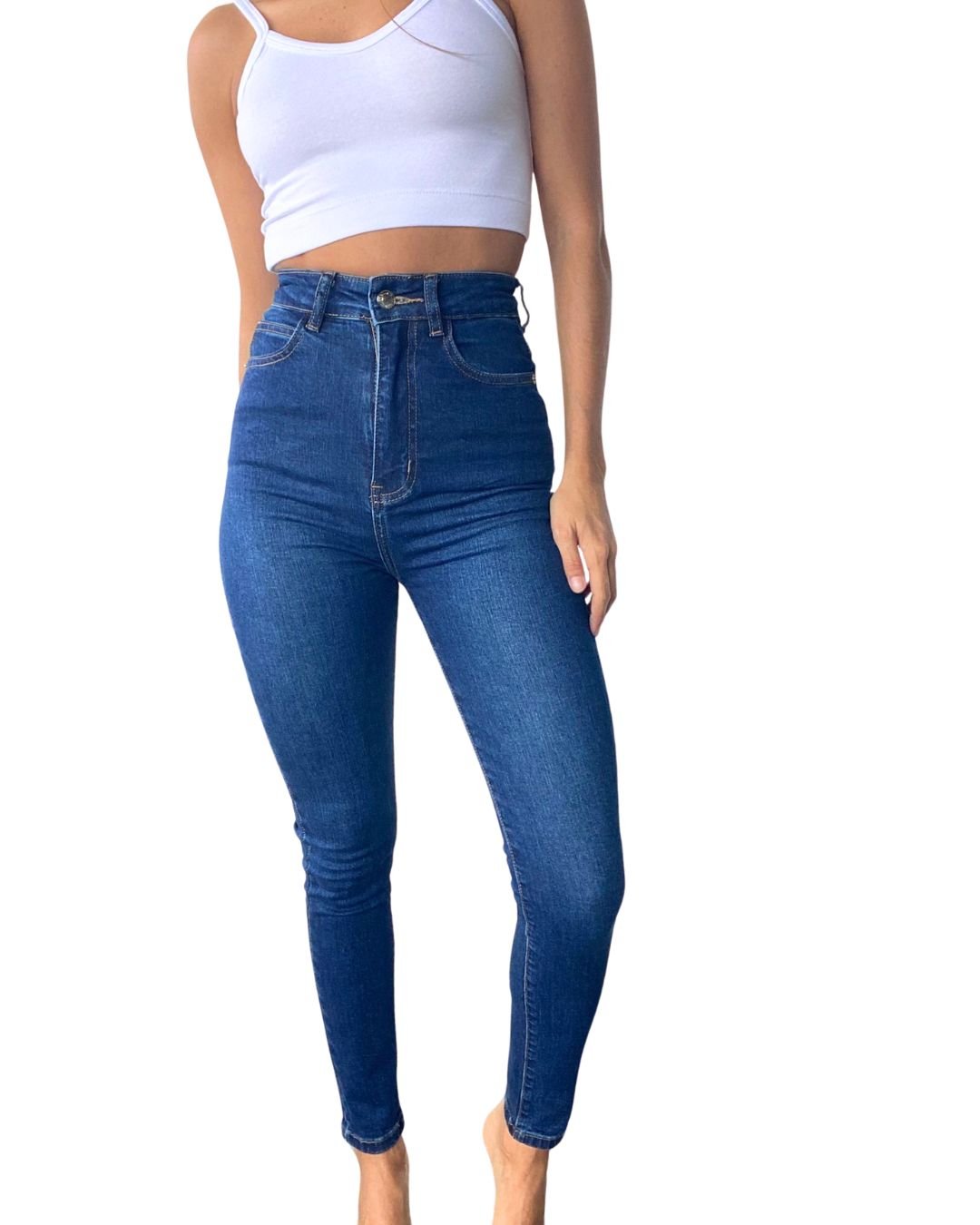 Gunas High-Rise Skinny Jean #FlatteringFit - Chipre Basic Denim