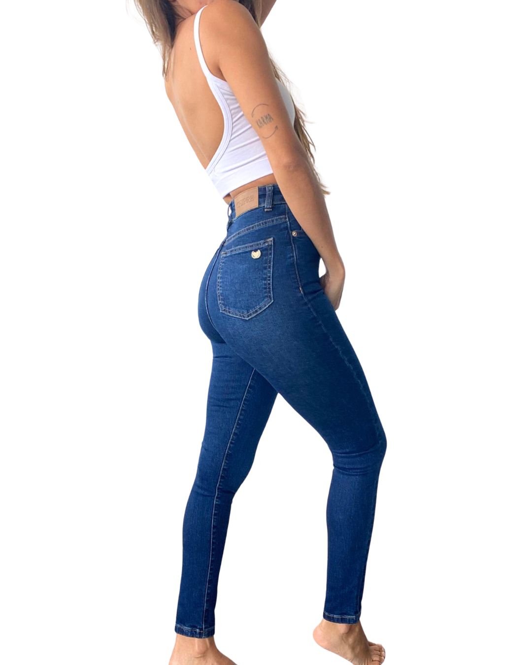 Gunas High-Rise Skinny Jean #FlatteringFit - Chipre Basic Denim