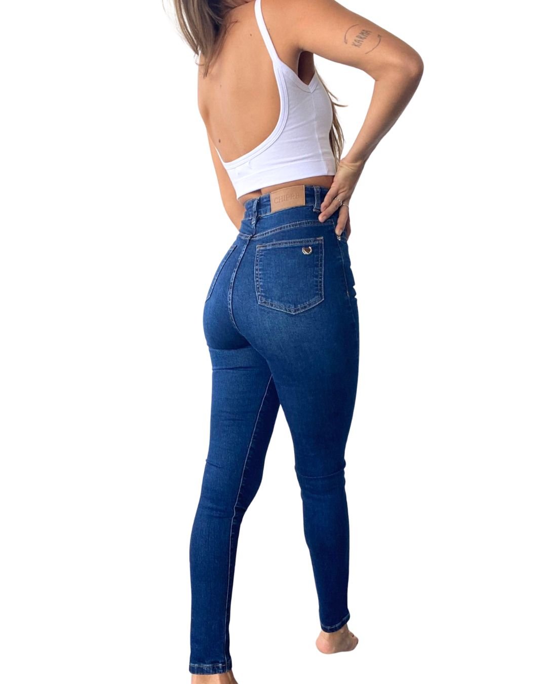 Gunas High-Rise Skinny Jean #FlatteringFit - Chipre Basic Denim