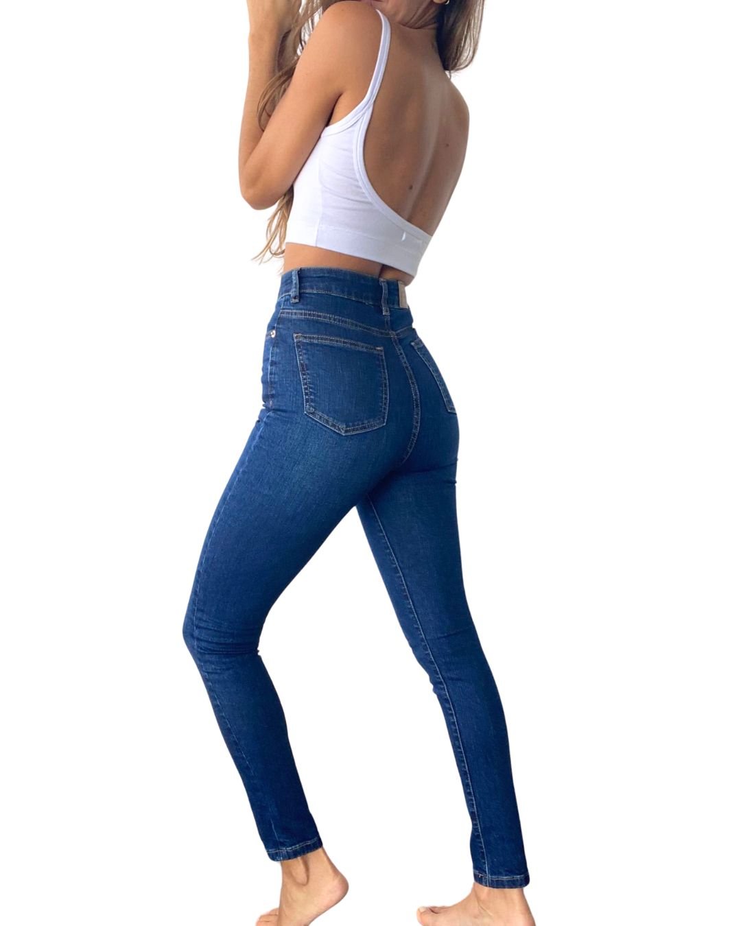 Gunas High-Rise Skinny Jean #FlatteringFit - Chipre Basic Denim