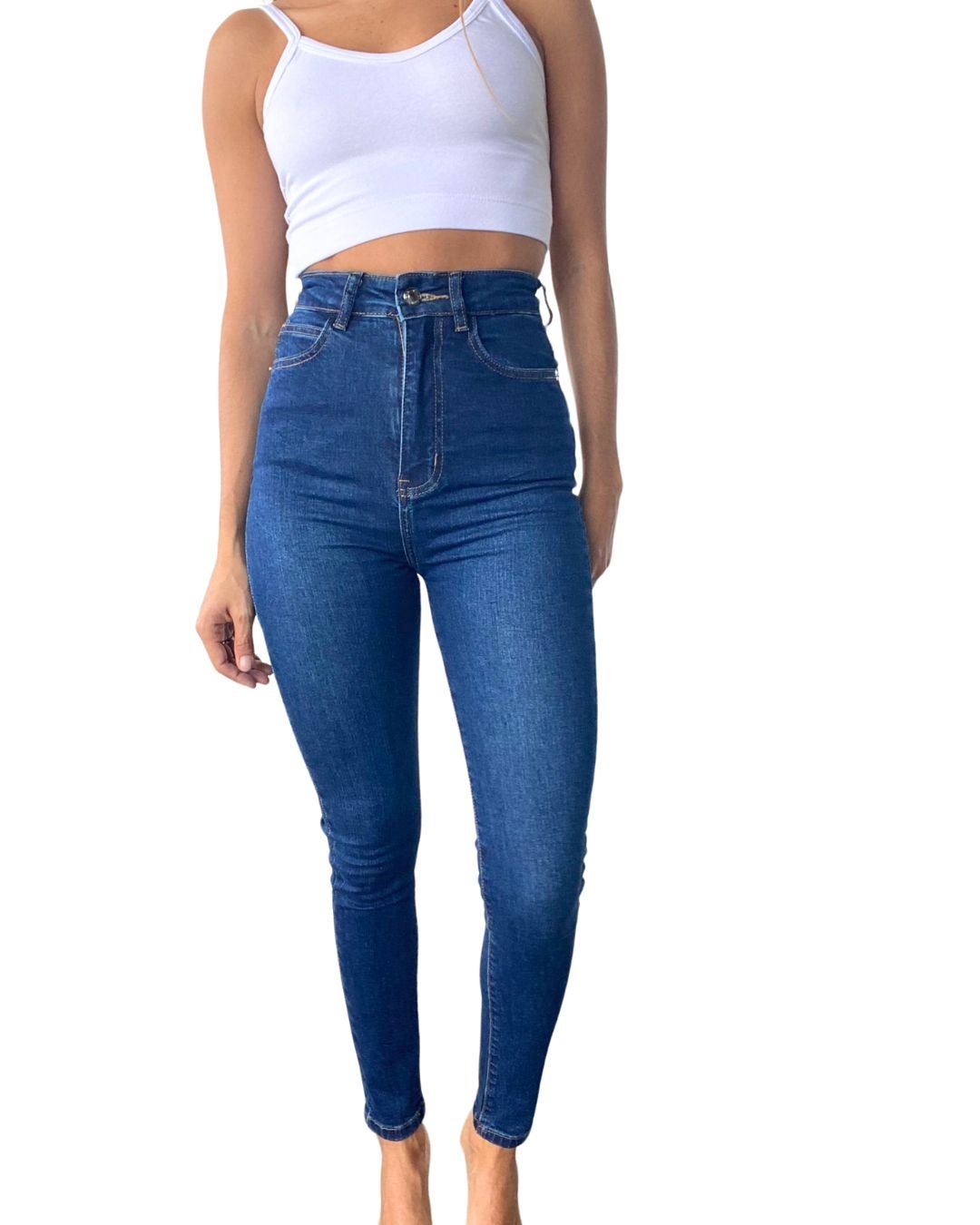 Gunas High-Rise Skinny Jean #FlatteringFit - Chipre Basic Denim