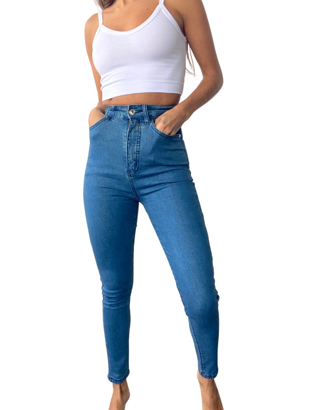 Kehen Plus Size Women's Slimming Skinny Jeans Juniors Girl Basic Stretchy  Fit Skinny Denim Pants Blue X-Large at  Women's Jeans store